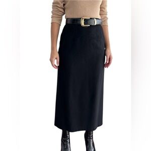 Harve Benard Black Pencil Skirt Size 8